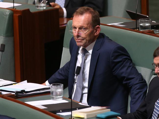 Former Prime Minister Tony Abbott warns there will be a party room debate over school funding changes. Picture: Kym Smith