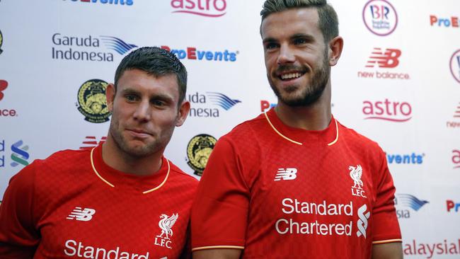 Pressure rests on the shoulders of Jordan Henderson and James Milner.