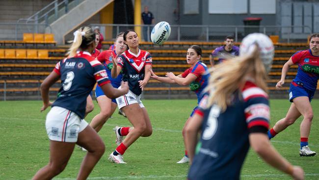 Roosters lock Tavarna Papalii. Picture: Thomas Lisson.