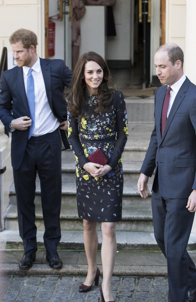 Royal watchers have suggested William was “more in control” when it was just the three of them. Picture: Getty Images