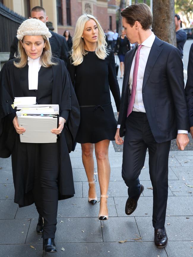 Oliver Curtis and Jacenko leaving court in 2016. Picture: Ross Schultz