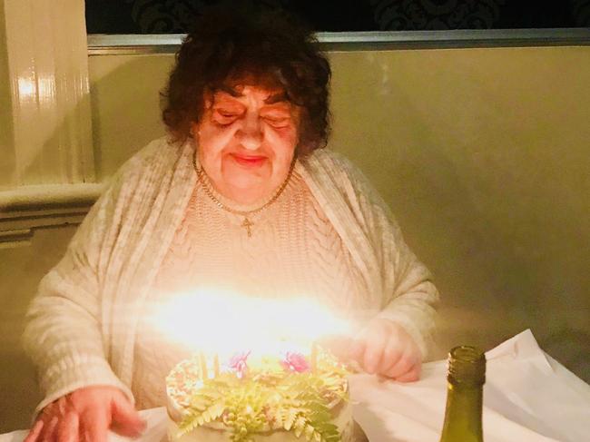 Maureen Wortley celebrating her birthday. Picture: supplied by family