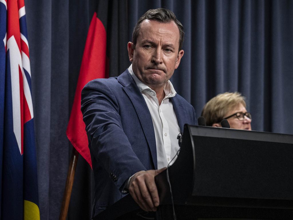 Premier Mark McGowan made the grant announcement on Friday. Picture: Tony McDonough / NCA NewsWire