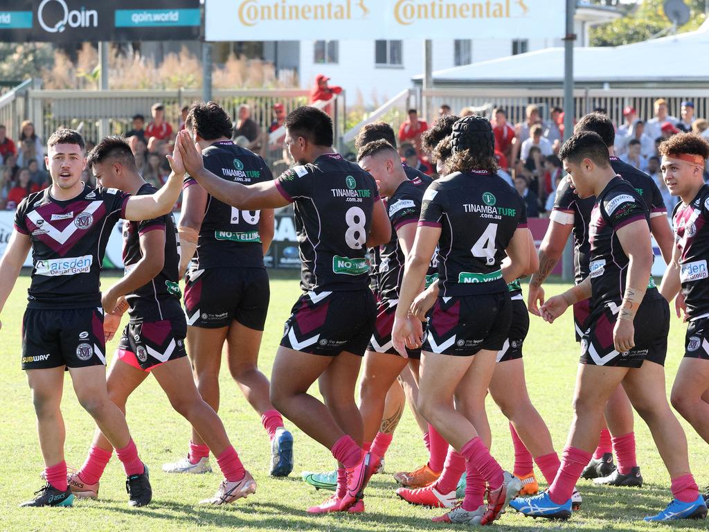 Marsden scores, Palm beach Currumbin SHS v Marsden SHS, Wynnum Manly Leagues Club. Picture: Liam Kidston