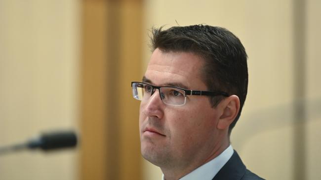 Zed Seselja is at risk of losing his senate seat. Picture: AAP Image/Lukas Coch