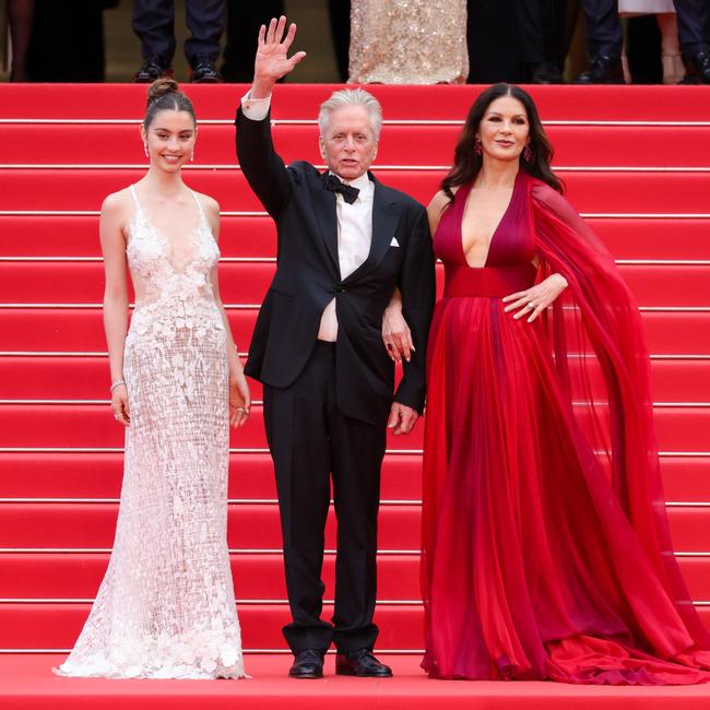 The famous family attend the Jeanne du Barr" screening at Cannes. Picture: Andreas Rentz/Getty Images