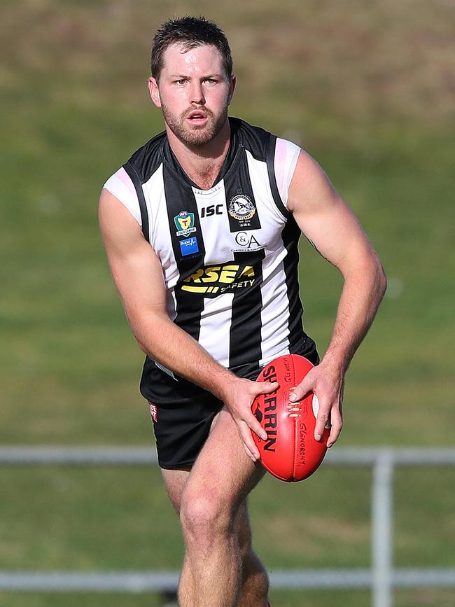 Glenorchy co-captain Josh Arnold has suffered a broken leg. Picture: NIKKI DAVIS-JONES