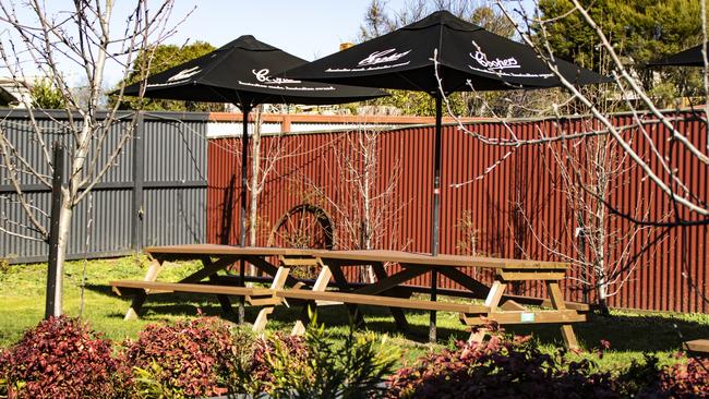 The beer garden is perfect to while away a sunny afternoon