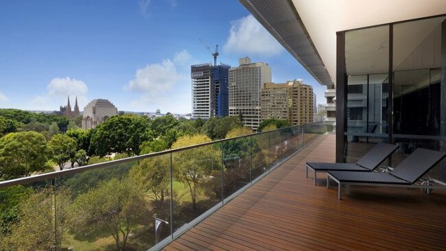 The balcony where Lisa was thrown off in July 2011.