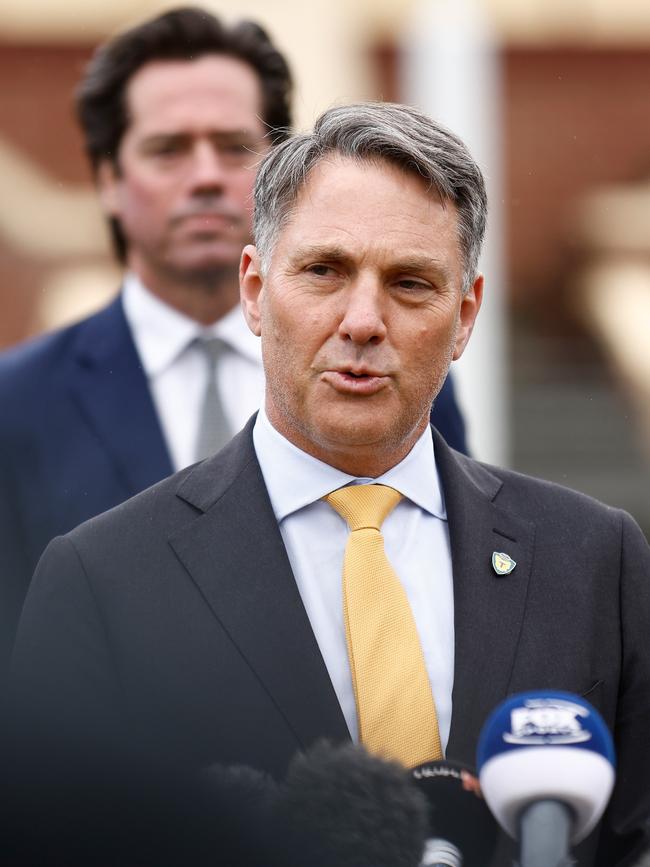 Deputy PM Richard Marles. Photo by Michael Willson/AFL Photos via Getty Images