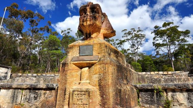 The Sphinx war memorial in Turramurra.