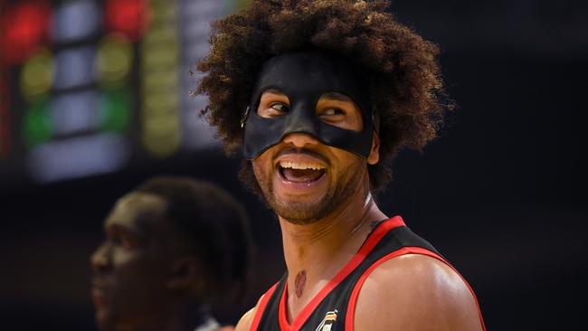 Keanu Pinder is competing for points with a host of Wildcats stars. Picture: Matt Roberts/Getty Images for NBL