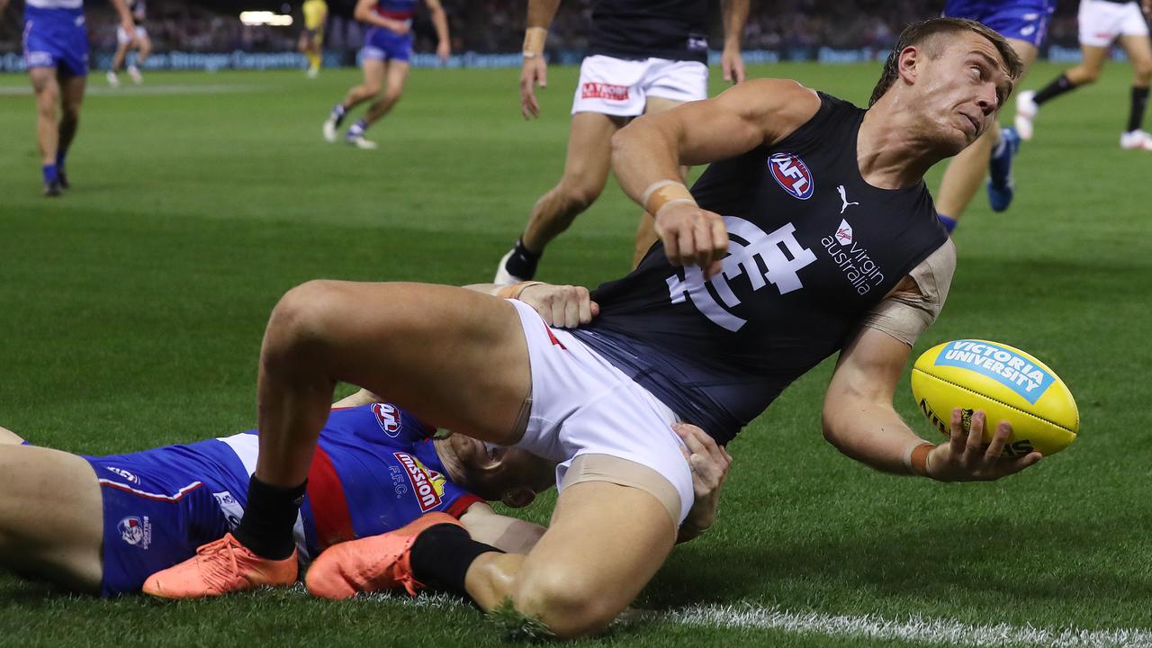 Patrick Cripps is in a big form slump. Picture: Michael Klein