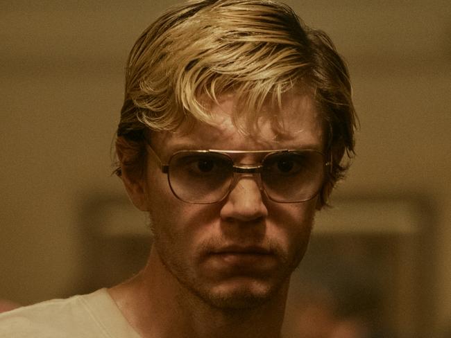 Dahmer. Monster: The Jeffrey Dahmer Story. Evan Peters as Jeffrey Dahmer in episode 101 of Dahmer. Monster: The Jeffrey Dahmer Story. Cr.  Â© 2022