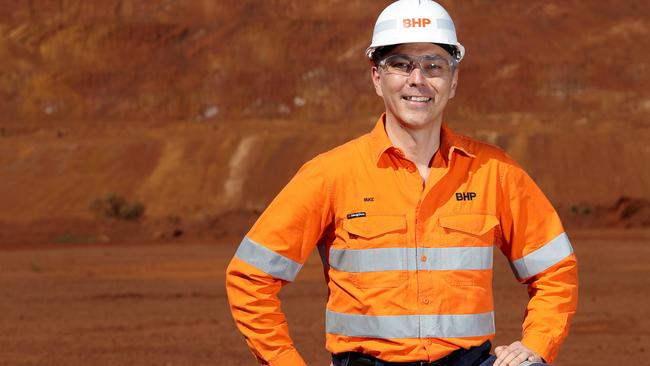 BHP CEO Mike Henry. Picture: Colin Murty/The Australian