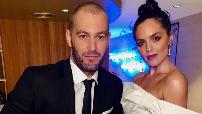 Thomas Bellchambers and Olympia Valance. Picture: Instagram