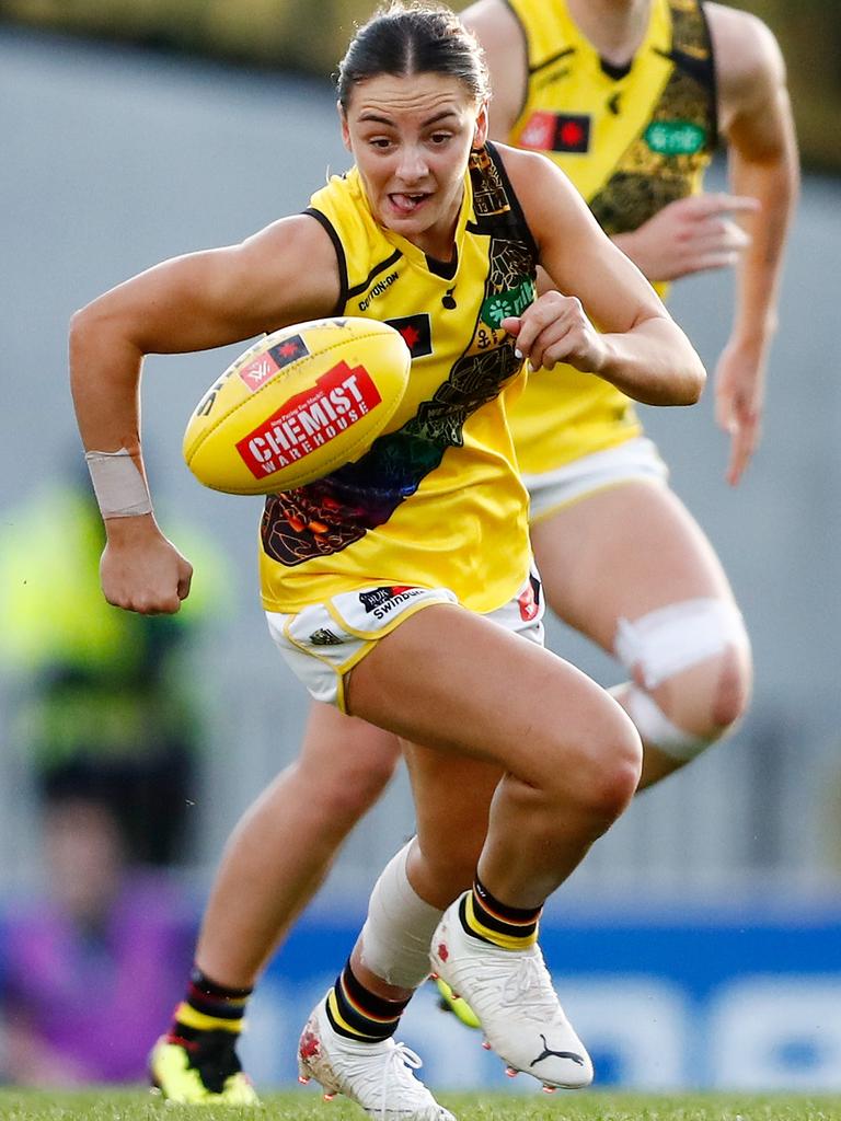 Monique Conti. Picture: Dylan Burns/AFL/Getty