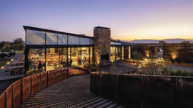 Glasshouse Restaurant at Goonoo Goonoo Station. Picture: Destination NSW