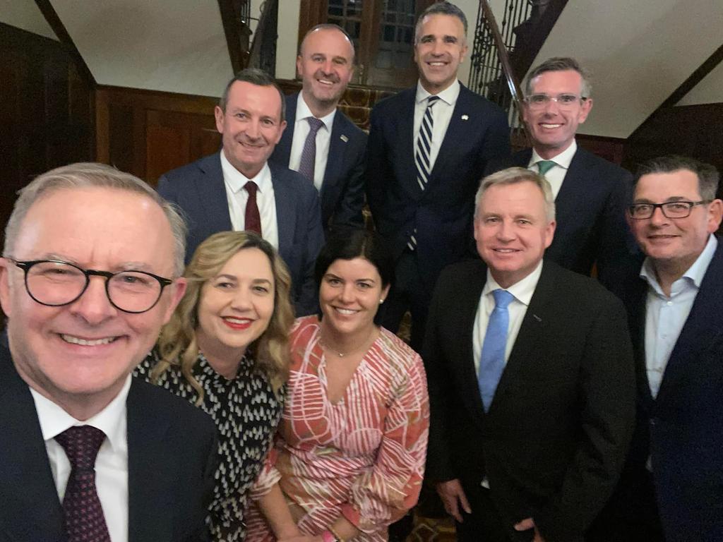 Albo just managed to squeeze everyone in. Picture: Supplied