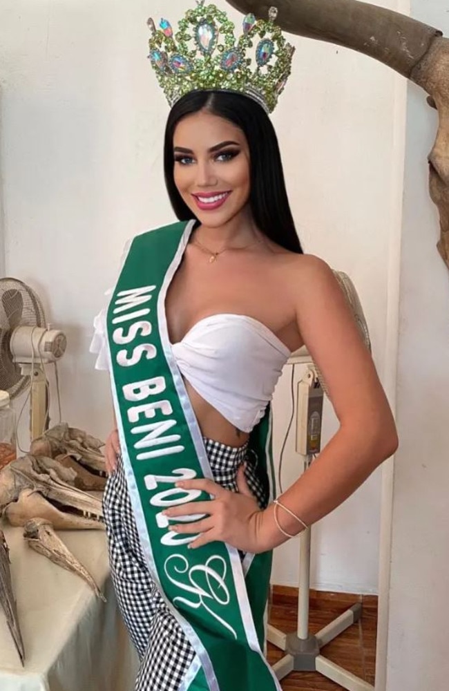 Alondra Mercado Campos, 22, was crowned Miss Bolivia Mundo 2020. Picture: Newsflash