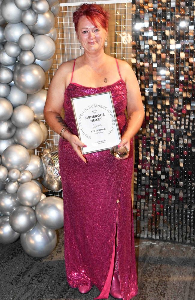 Lyd Penfold at Gympie Women Business Awards. Picture: Patrick Woods.