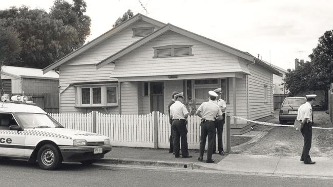 The home which Annette Steward was murdered in.