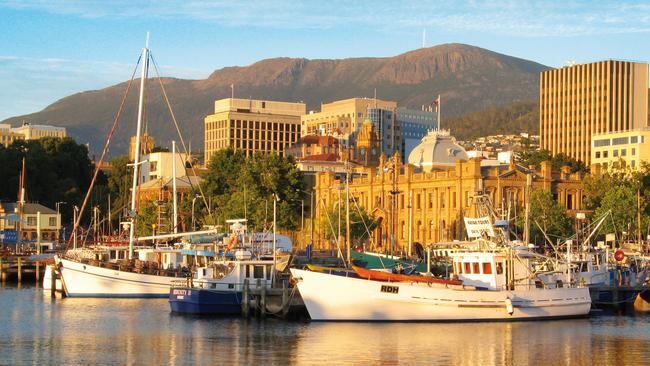 Hobart’s stunning waterfront. Picture: DISCOVER TASMANIA