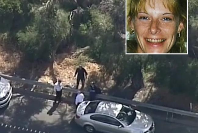 Police have arrested a man in relation to Karen Rae’s disappearance after finding human remains in bushland off Frankston Freeway. Picture: Seven News