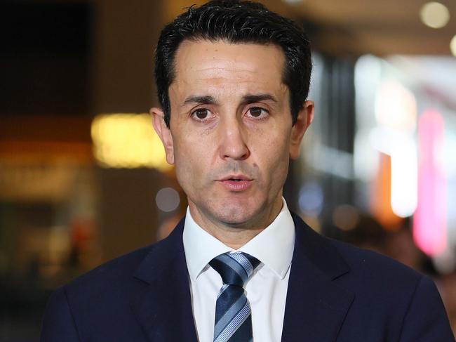 Brisbane, 18 December 2024. Queensland Premier David Crisafulli during a visit to the Chermside shopping centre in Brisbane. Picture: Supplied