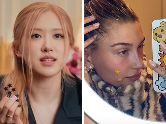 Would you wear a glittery zit patch to work? Picture: Tiktok/@STARFACE