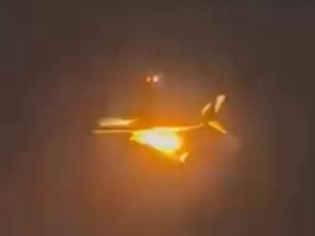 A Virgin flight from Queenstown to Melbourne has been diverted after flames were seen shooting from an engine. Picture: Supplied