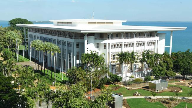 The Northern Territory election result is balanced on a knife’s edge with Labor unlikely to hold on to its majority and Territory Alliance emerging as a serious force, new polling reveals. Pictured is the NT’s Parliament House. Picture: Katrina Bridgeford