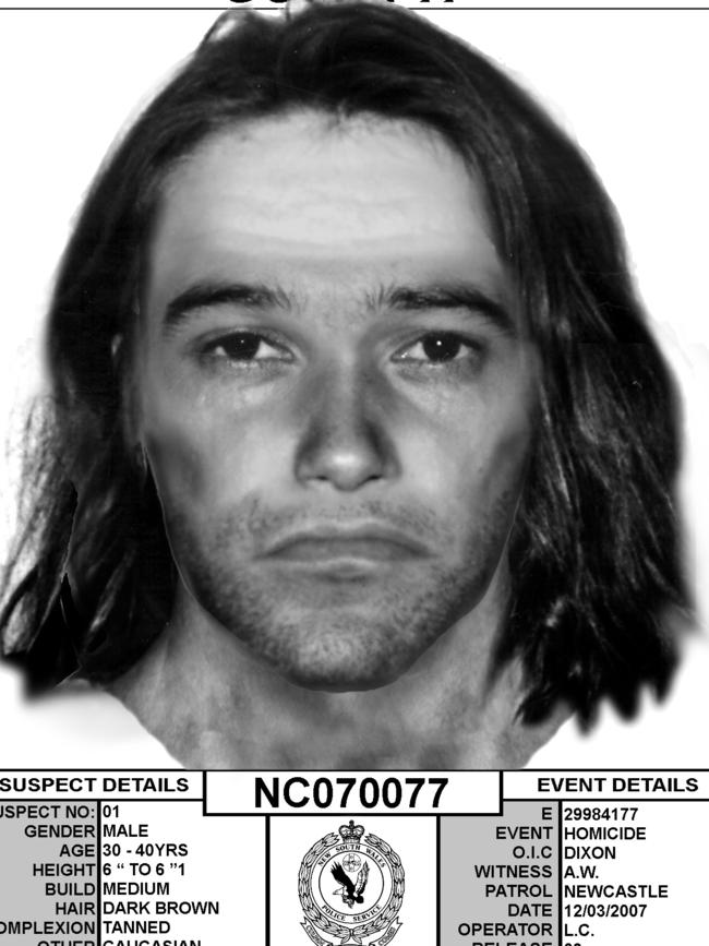 One of two images of a man police are looking for in relation to death of grocer Frank Newbery. Picture: NSW Police.