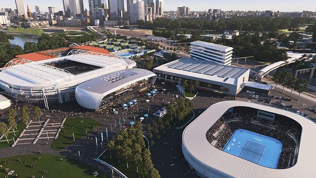 Melbourne Park could host tournaments, subject to ATP and WTA approval.