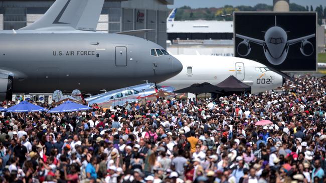 Last year’s Paris Air Show. Picture: AFP