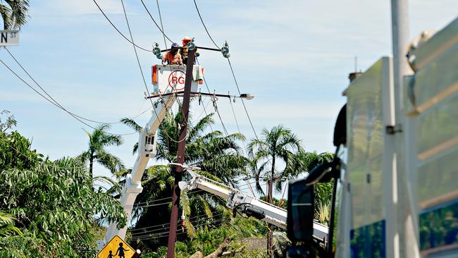 PowerWater crews worked around the clock to restore power after Cyclone Marcus.