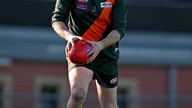 Keilor ParkÃs Robert Castello during the EDFL Division 2 Grand Final between Keilor Park and Oak Park in Essendon, Saturday, Sept. 3, 2022. Picture: Andy Brownbill