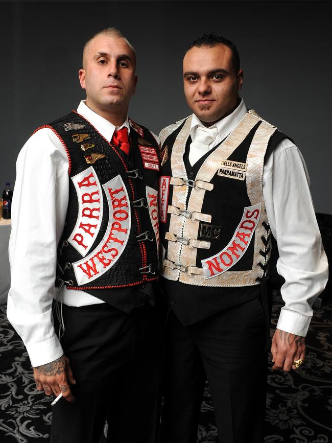 A delighted Samir Jouayde (R) and his best man Charlie Dib.