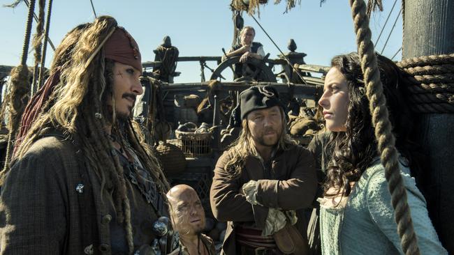 The new Pirates of the Caribbean wasn’t met with positive reviews. Picture: Peter Mountain