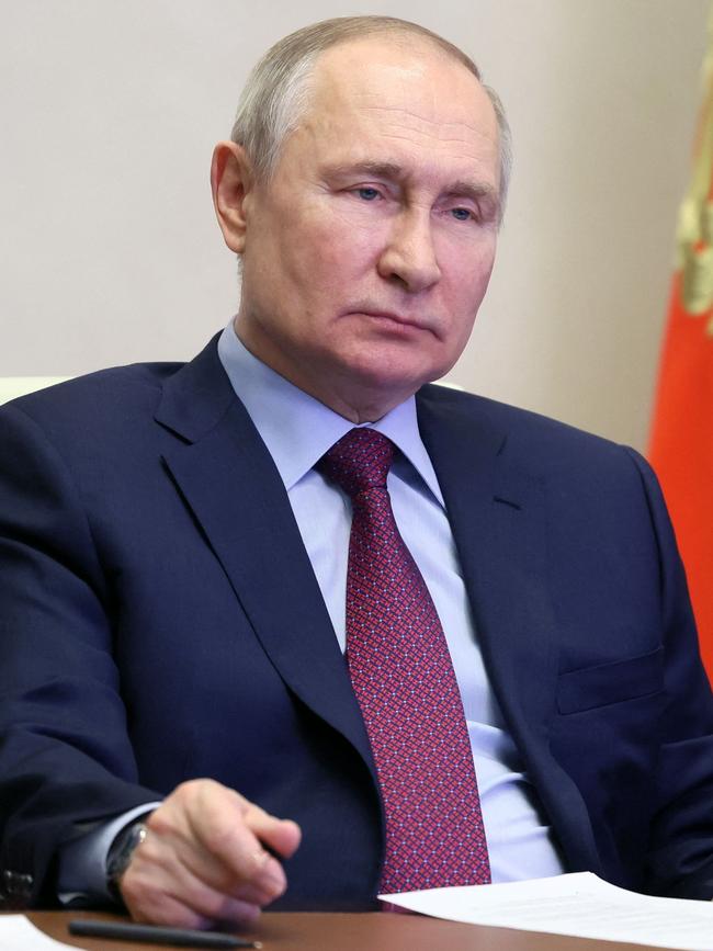 Russian President Vladimir Putin. Picture: Mikhail Metzel/SPUTNIK/AFP