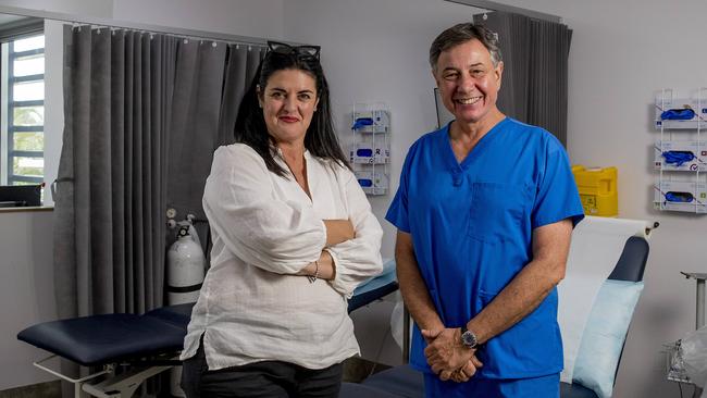 Medical on Miami Managing Director Heather McLellan Johnson and Medical Director Mark Spanner. Picture: Jerad Williams