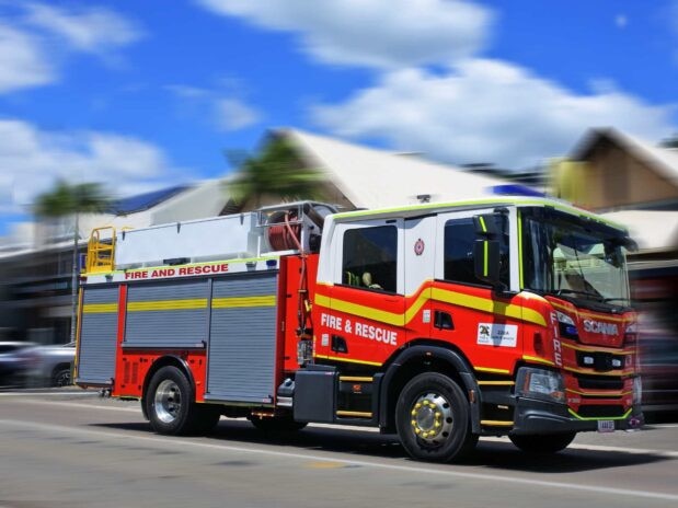 Queensland Fire and Emergency Service truck.