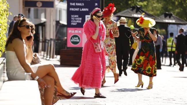 Racing fans attend Melbourne Cup Day at Flemington. Picture: Darrian Traynor / Getty Images