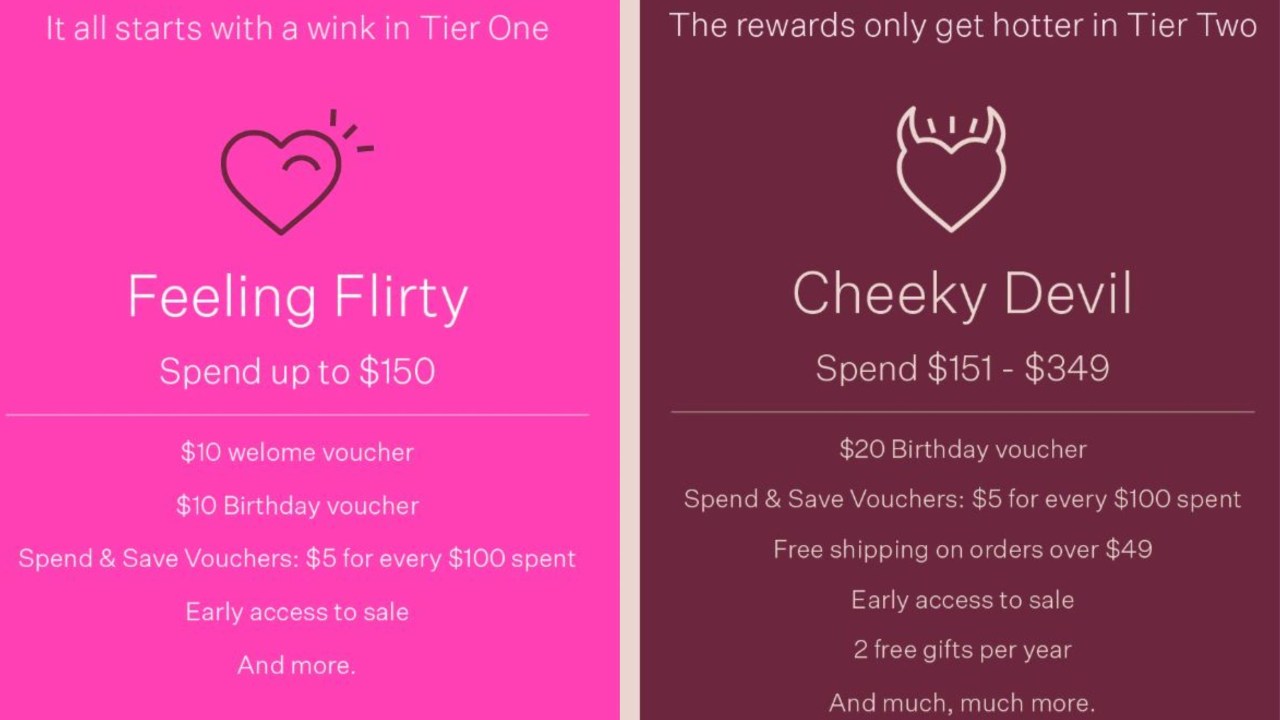 Earn more massive deals across the tiers with a Cheeky Rewards membership. Picture: Bras 'N' Things.