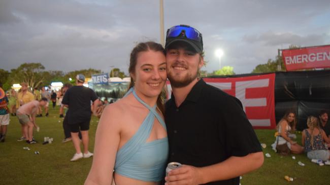 Festival-goers at The Jynx House Amplified music festival in Coolum