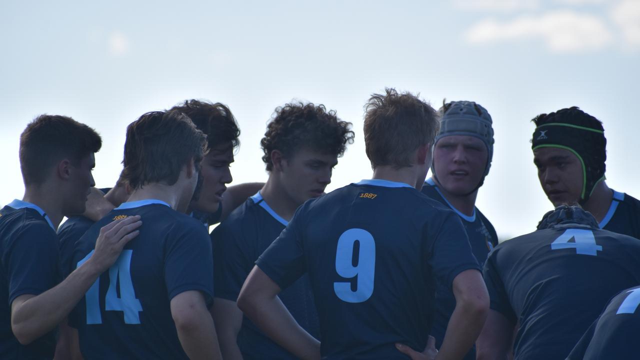 Nudgee v Brisbane Grammar in GPS rugby action.