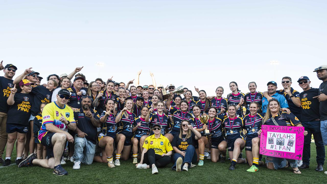 Highfields are the TRL Women Premiers after defeating Gatton in the grand final at Toowoomba Sports Ground, Saturday, September 14, 2024. Picture: Kevin Farmer