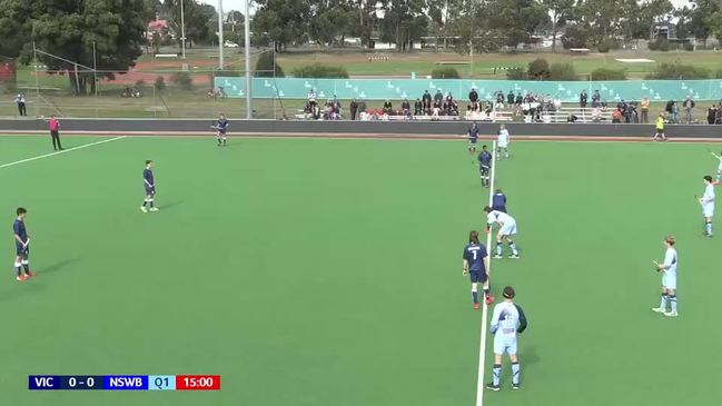 REPLAY: Australian U18's Boys Hockey Championships - VIC vs NSW Blue