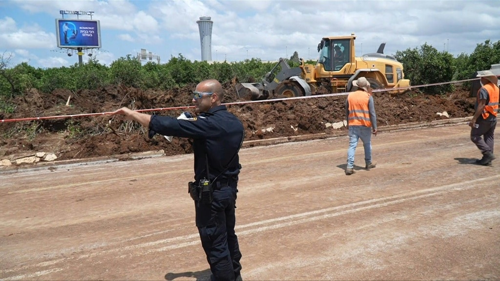 Missile hits Israel airport area in Huthi-claimed attack