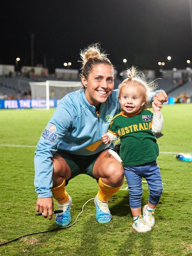 Matilda's Katrina Gorry with her daughter Harper. Source: Instagram/Katrina Gorry